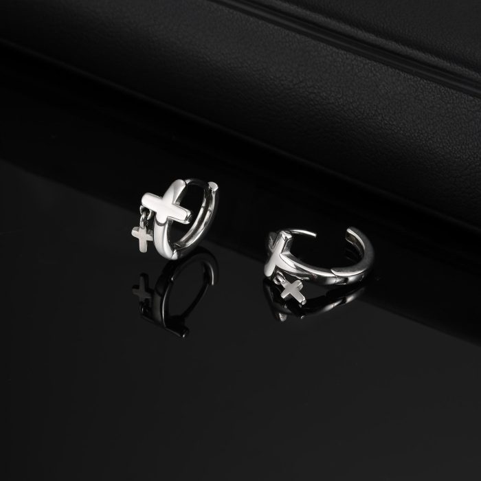 Wholesale Stainless Steel Cross Earrings