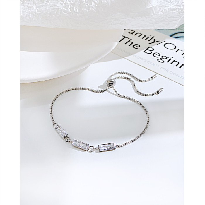 Wholesale Stainless Steel and CZ Bracelet