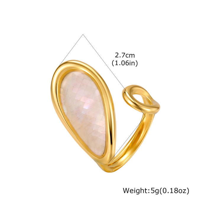 Wholesale Stainless Steel Shell Open Ring