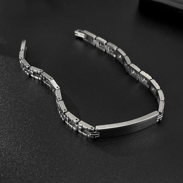 Wholesale Stainless Steel Engravable Bracelet for Men