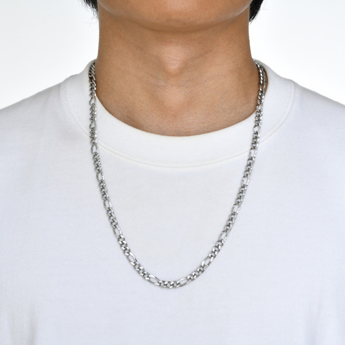 Wholesale Stainless Steel Figaro Chain Necklace