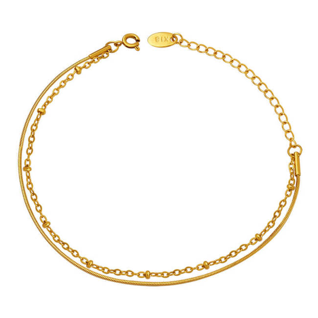 Wholesale Stainless Steel Elegant Snake Chain Bracelet