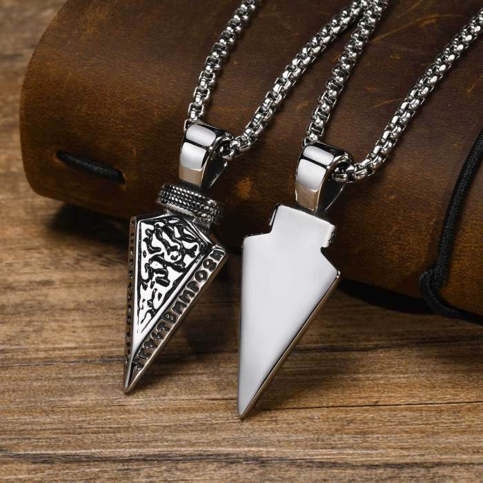 Wholesale Stainless Steel Viking Arrow Pendant