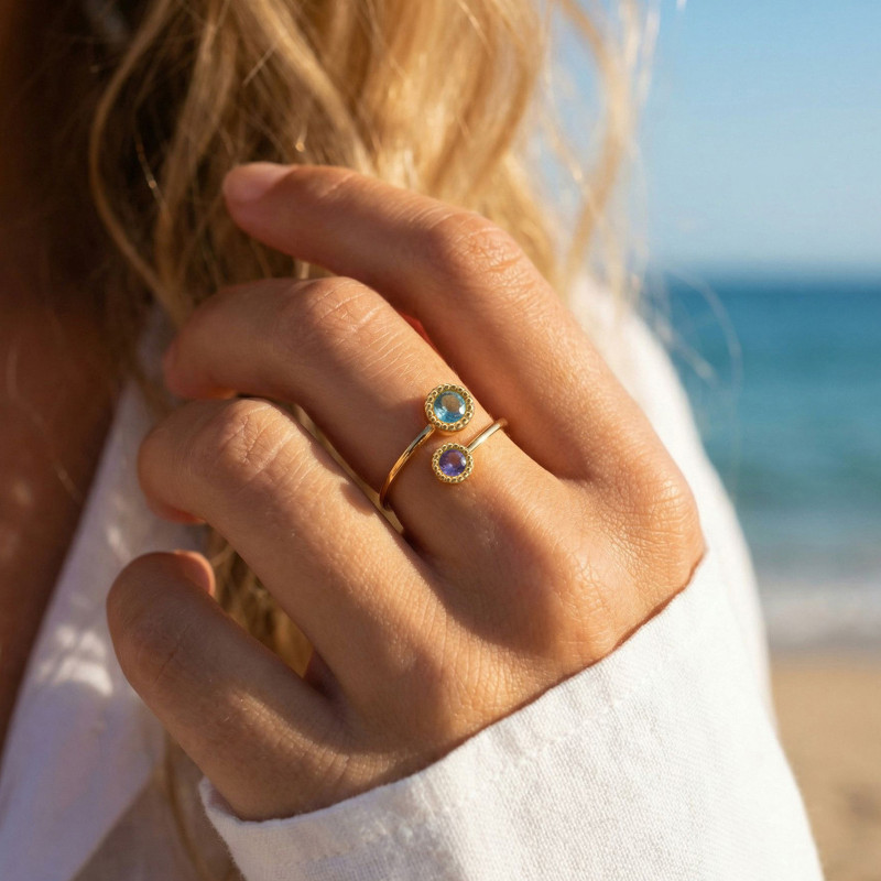Wholesale Stainless Steel Toi et Moi Ring