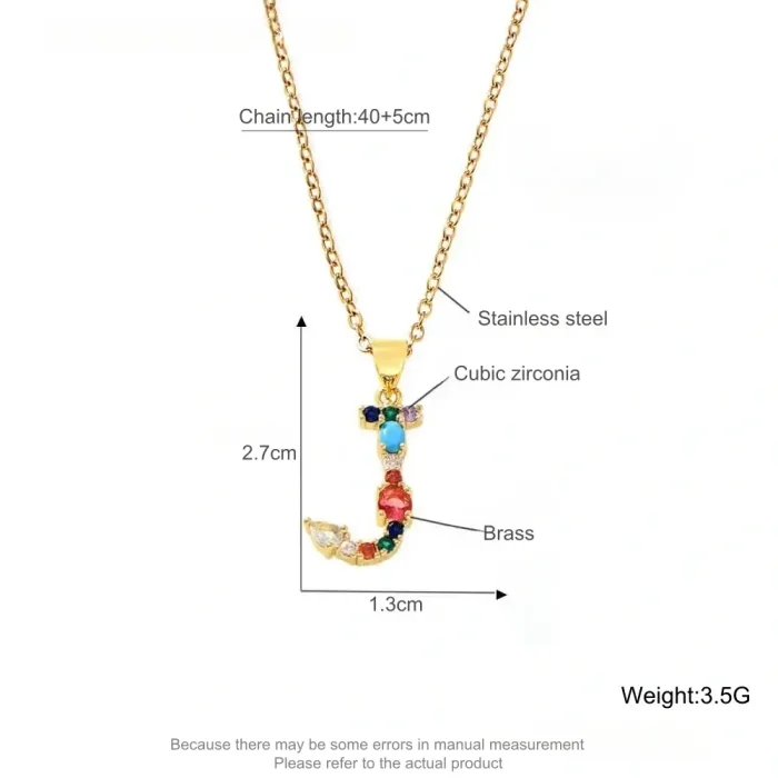 Wholesale Copper Colorful CZ Pendant