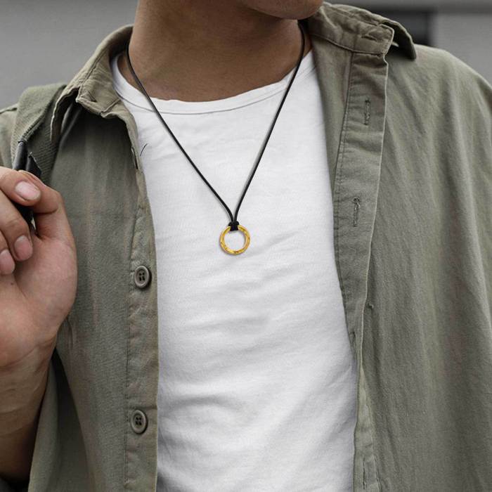 Wholesale Stainless Steel Mobius Necklace