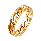 Wholesale Stainless Steel Curb Link Chain Ring