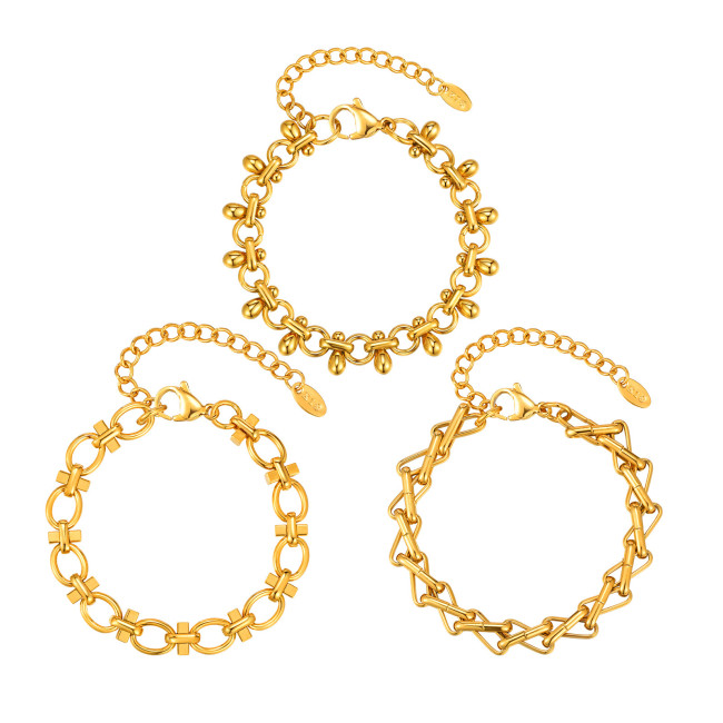 Wholesale Stainless Steel Handmade Chain Bracelets