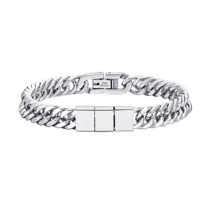 Wholesale Stainless Steel DIY Cuban Link Bracelet