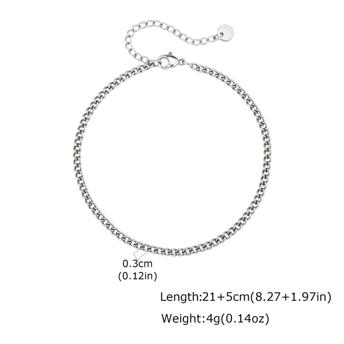Wholesale Stainless Steel Curb Foot Chain