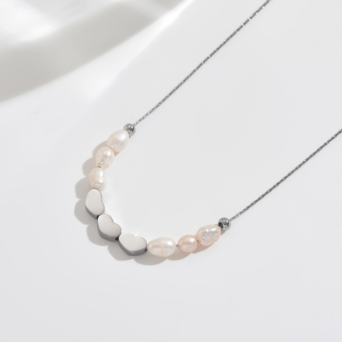 Wholesale Baroque Pearl Heart Jewelry