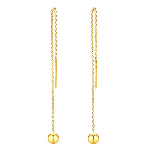 Wholesale Stainless Steel Chain Tassle Drop Earrings