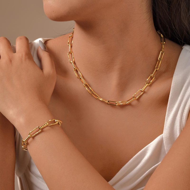 Wholesale Stainless Steel Rectangular Handmade Chain