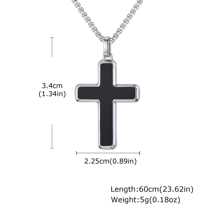 Wholesale Stainless Steel Cross with Natural Stone