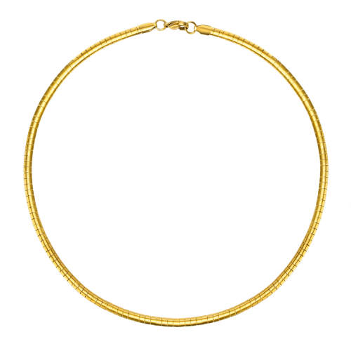 Wholesale Stainless Steel Flat Snake Chain Collar