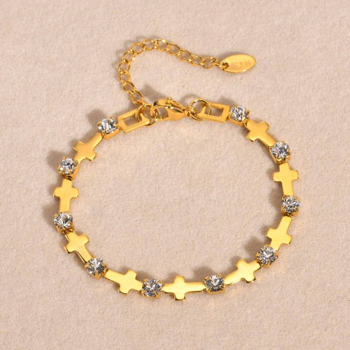 Wholesale Stainless Steel 18K Gold Bracelet