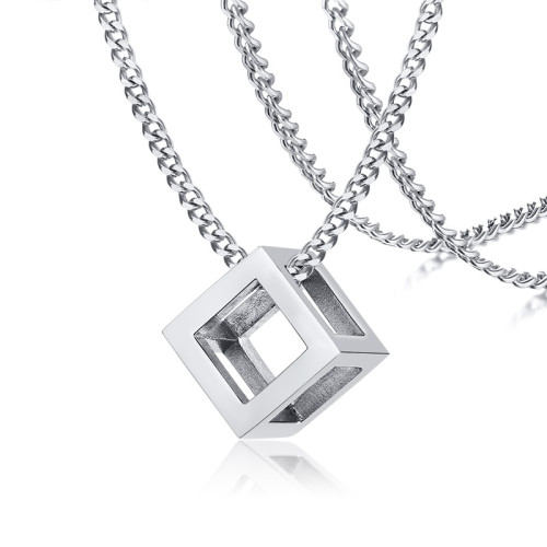Wholesale Stainless Steel Cube Pendant Designs
