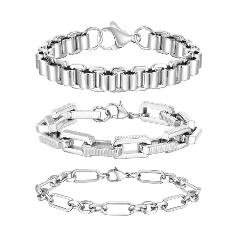 Wholesale Stainless Steel Handmade Chain Bracelets
