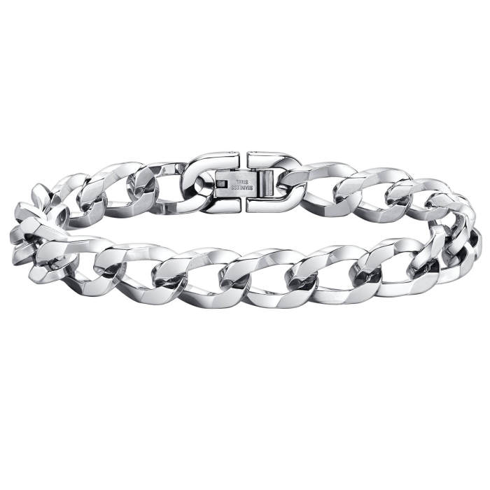 Wholesale Stainless Steel Cool Irregular Men Bracelet