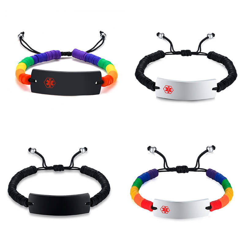 Wholesale Stainless Steel Customized New Style Silicone Bracelet