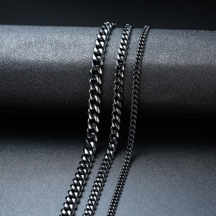 Wholesale Stainless Steel Classic Miami Cuban Link Necklace
