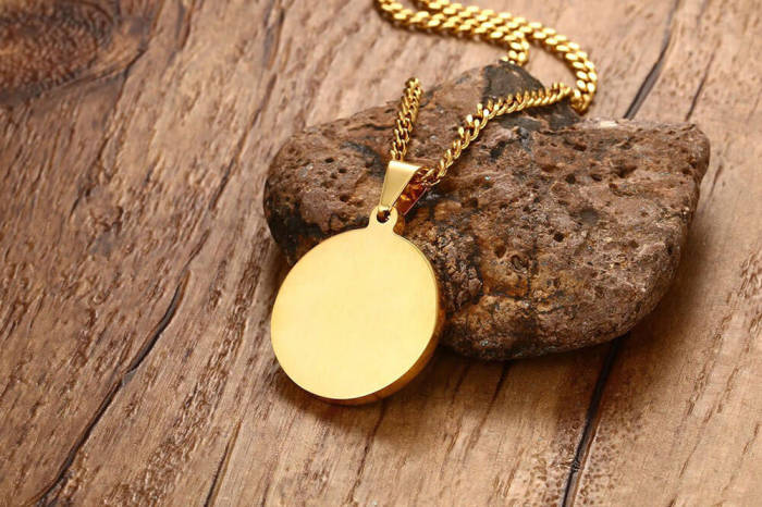 Wholesale Steel Medical Alert Dog Tag With CZ Stones