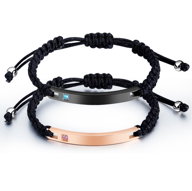Wholesale Stainless Steel Couple Id Bracelets