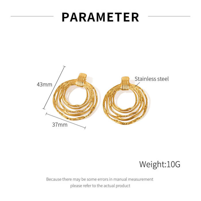Wholesale Stainless Steel Trend Earrings