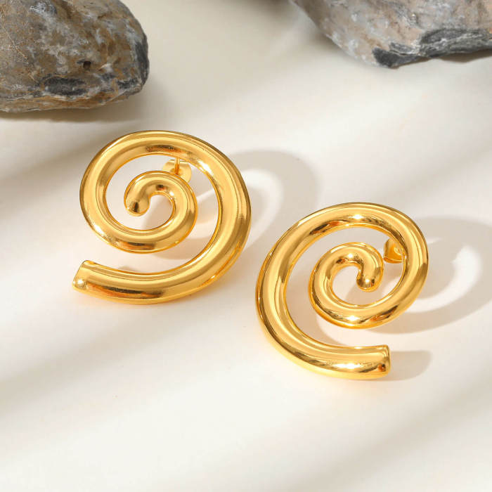 Wholesale Stainless Steel Screw Earrings