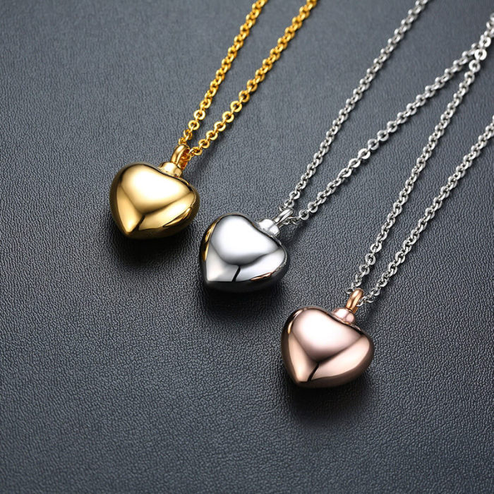 Wholesale Stainless Steel Heart Cremation Pendant