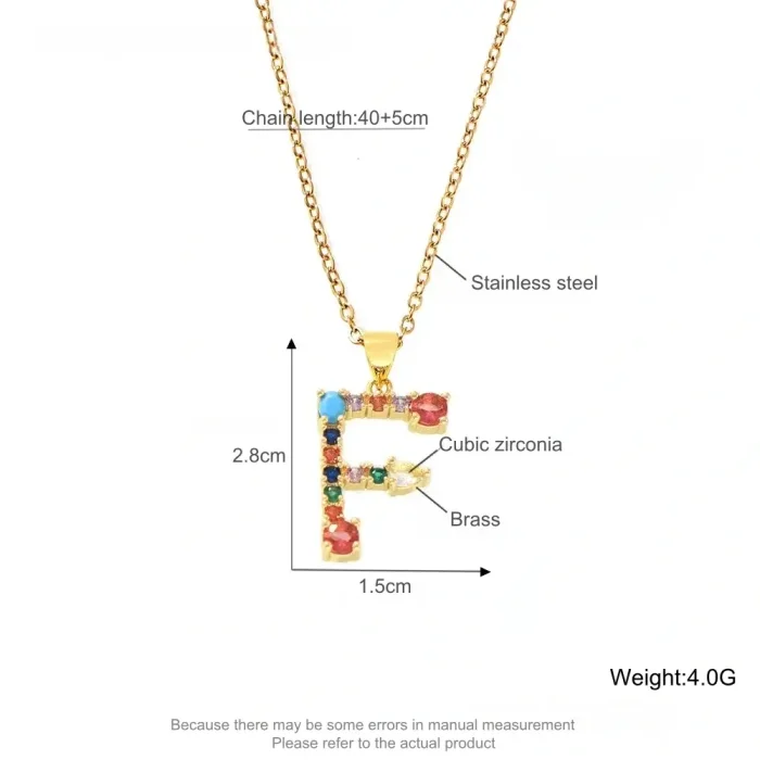 Wholesale Copper Colorful CZ Pendant