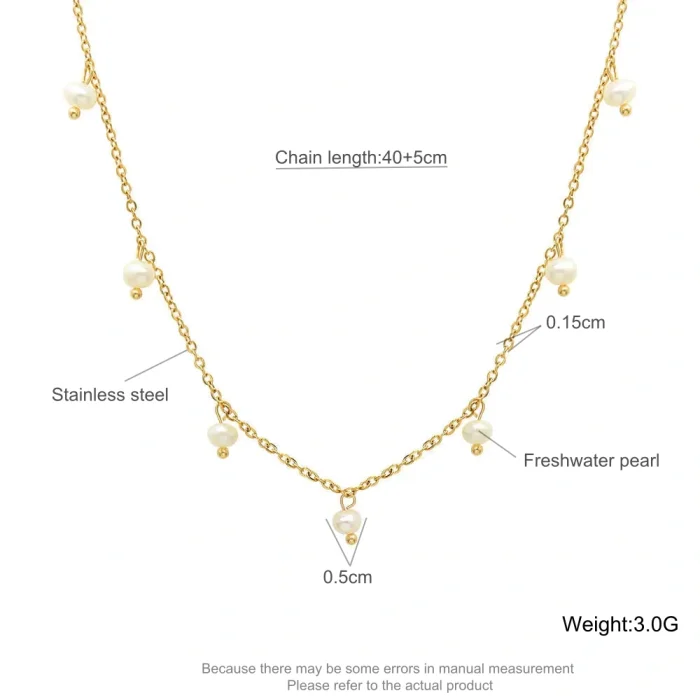 Wholesale Stainless Steel Necklace with Pearl