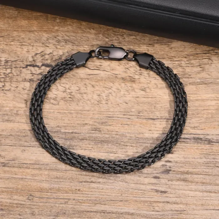 Wholesale Stainless Steel Women Mesh Link Chain Bracelet