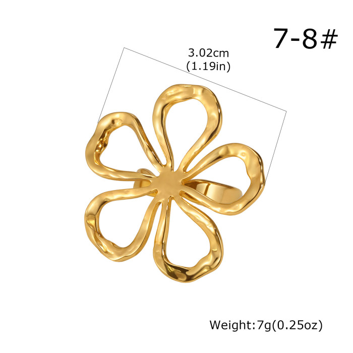 Wholesale Stainless Steel Modern Minimalist Chic Ring