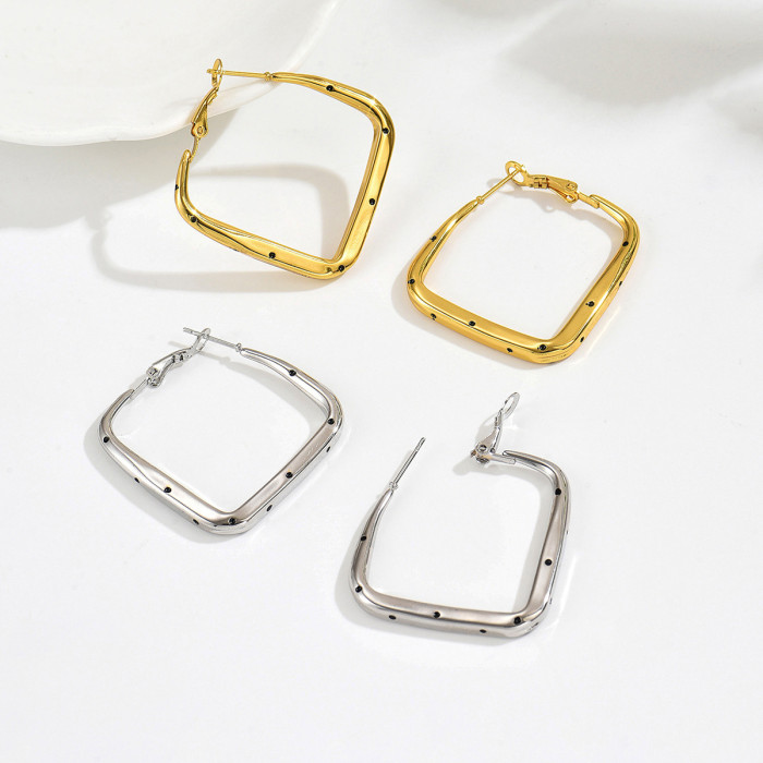 Wholesale Stainless Steel Chunky Hoop Earrings