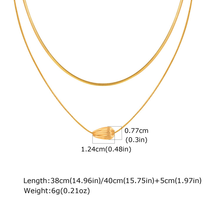 Wholesale Stainless Steel Stacking Necklace