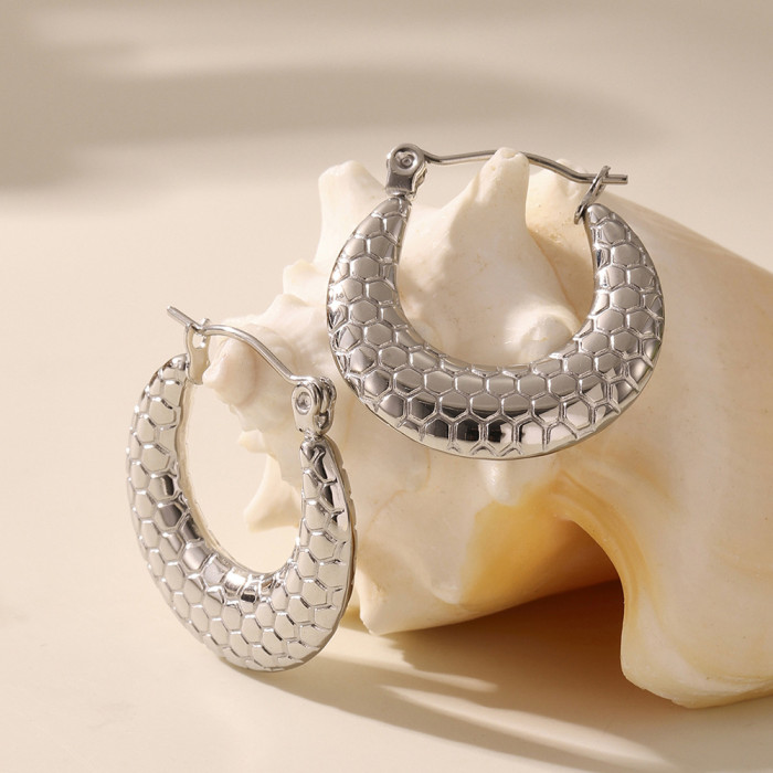 Wholesale Stainless Steel Womens Hoop Earring