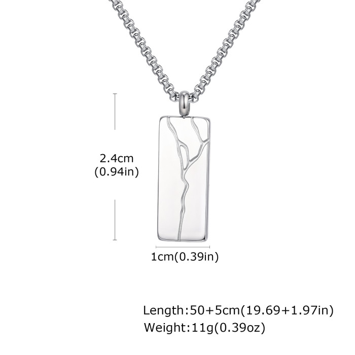 Wholesale Stainless Steel Crack Pendant
