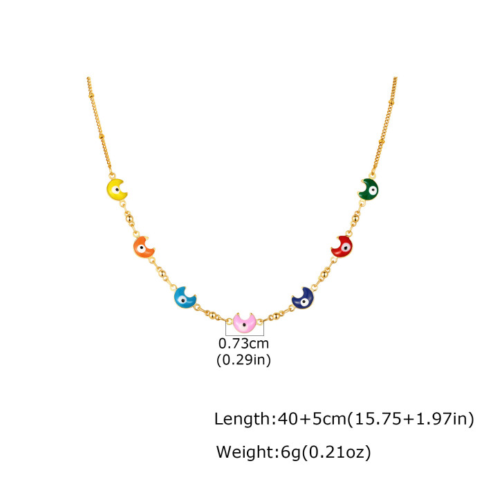 Wholesale Stainless Steel Evil Eye Jewelry Set
