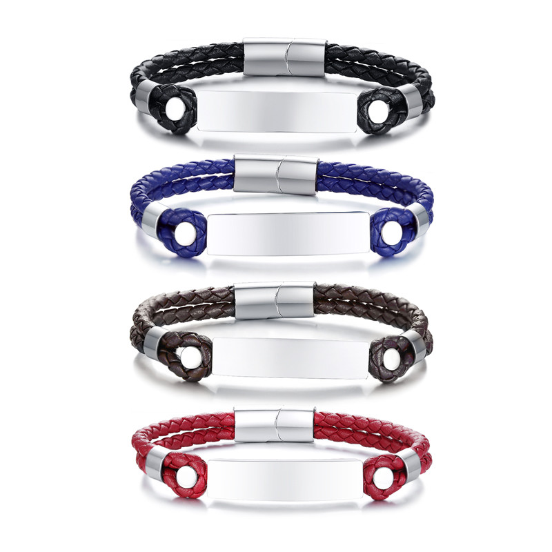 Wholesale Stainless Steel Custom Engraved Bracelet