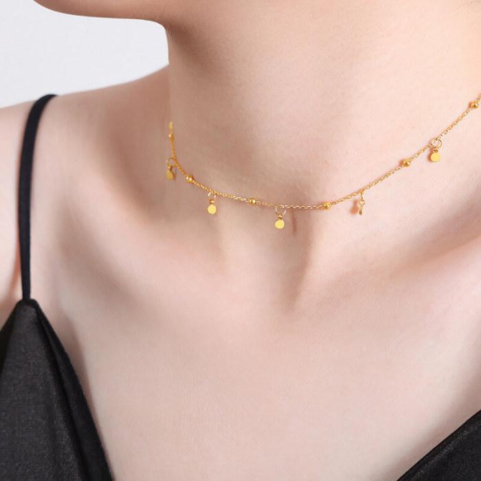 Wholesale Stainless Steel Stack Necklace