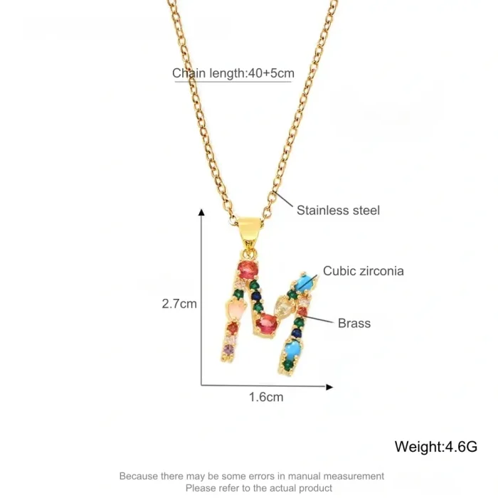 Wholesale Copper Colorful CZ Pendant