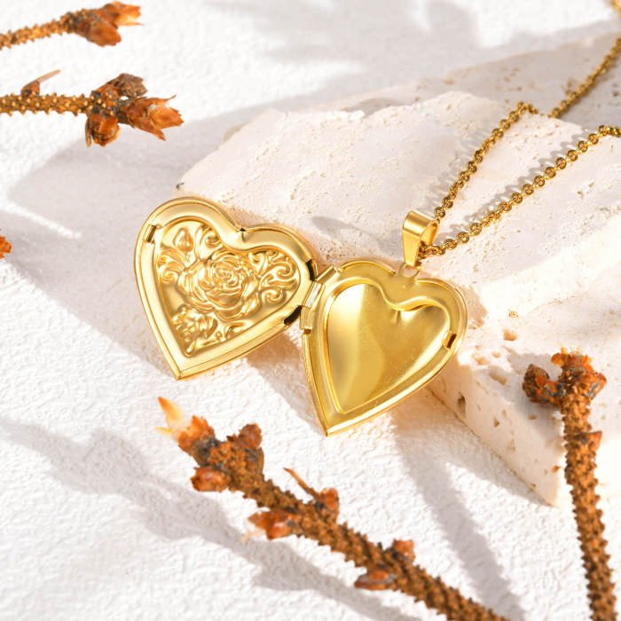 Wholesale Stainless Steel Love Photo Frame Pendant