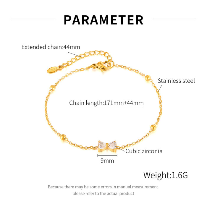 Wholesale Stainless Steel Bracelets with Bows