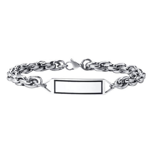 Wholesale Stainless Steel Personalized Rope Chain Bracelet