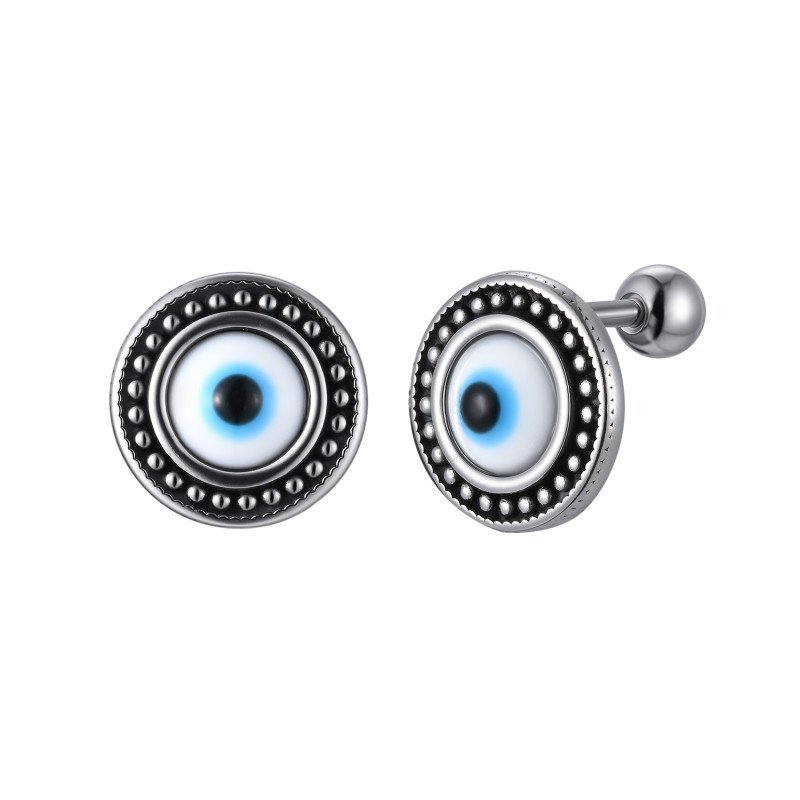 Wholesale Stainless Steel Devil's Eye Earrings