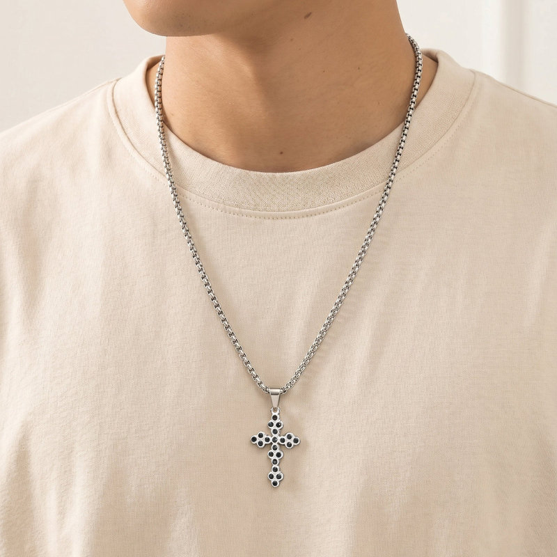 Wholesale Stainless Steel Gothic Cross Pendant
