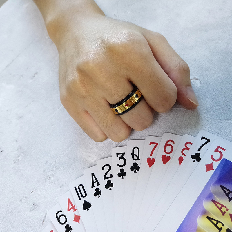 Wholesale 8mm Spinner Stainless Steel Ring