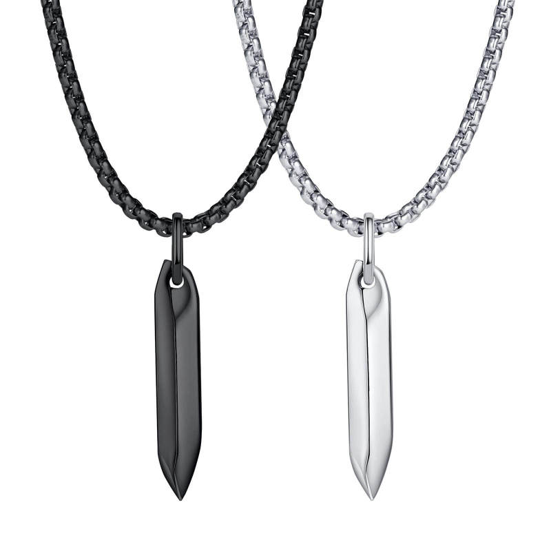 Wholesale Stainless Steel Rice Grain Pendant for Men