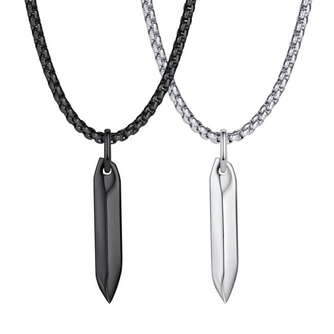 Wholesale Stainless Steel Rice Grain Pendant for Men